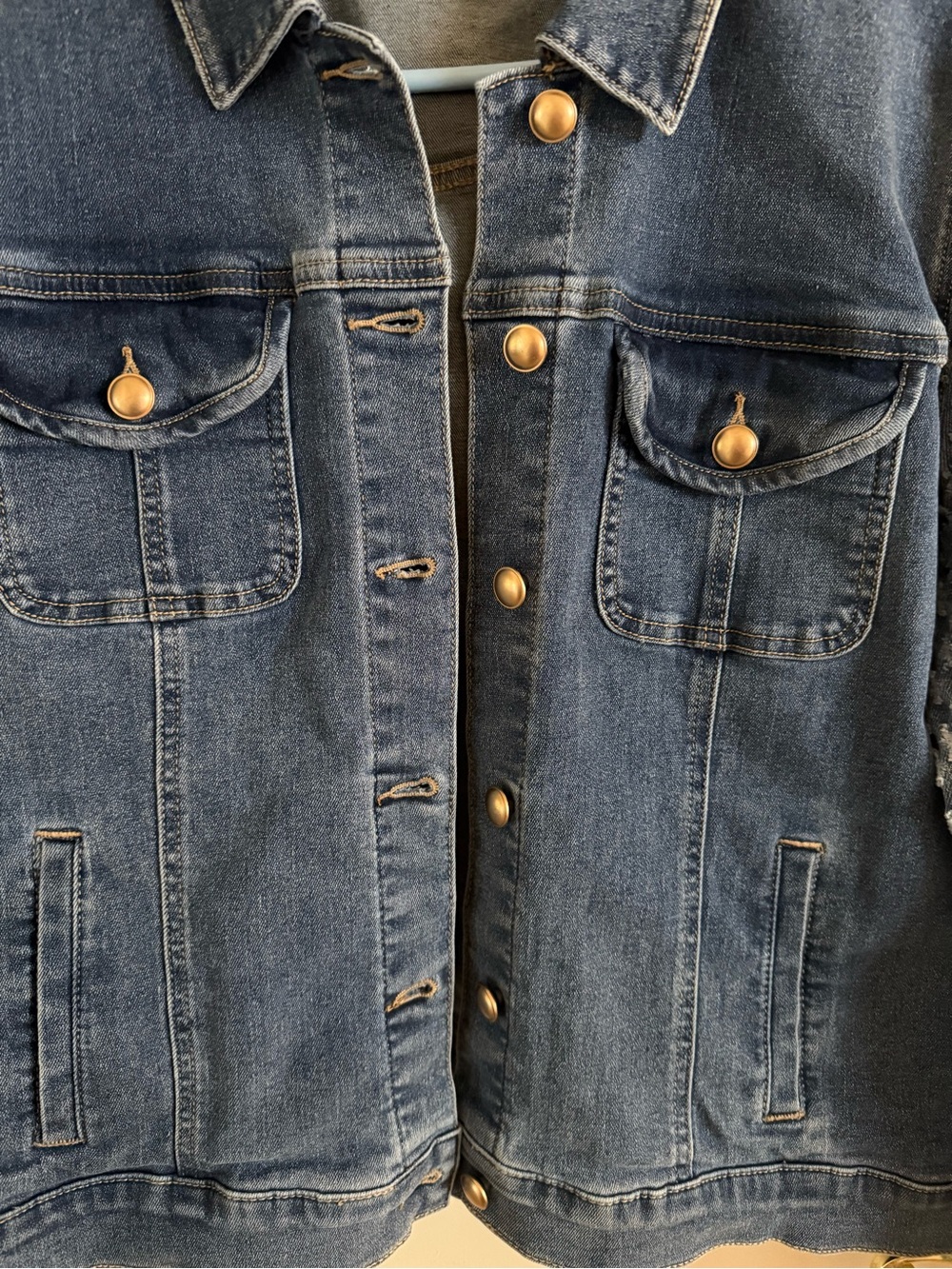 Nicole Miller Jean Jacket XL - Picture 3 of 8